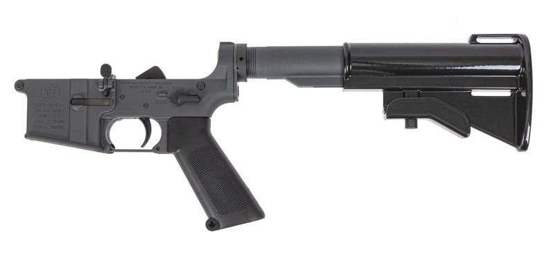 Harrington & Richardson Complete Gray XM177E2 Lower, 2 Position Tube, Authentic Aluminum Stock
