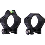 Hawkins Precision 34mm Ultra-Light Tactical Scope Rings, Matte Black Low