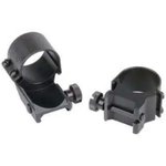 Weaver 49045 Top Mount Extension Rings Detachable 1" High Black Matte