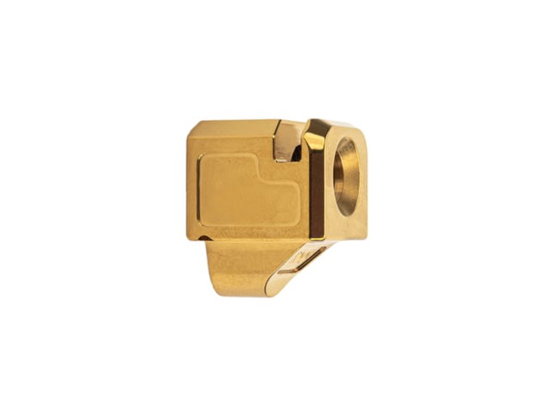 Zaffiri Precision Glock Blowhole Compensator 9mm 1/2x28 PVD Gold