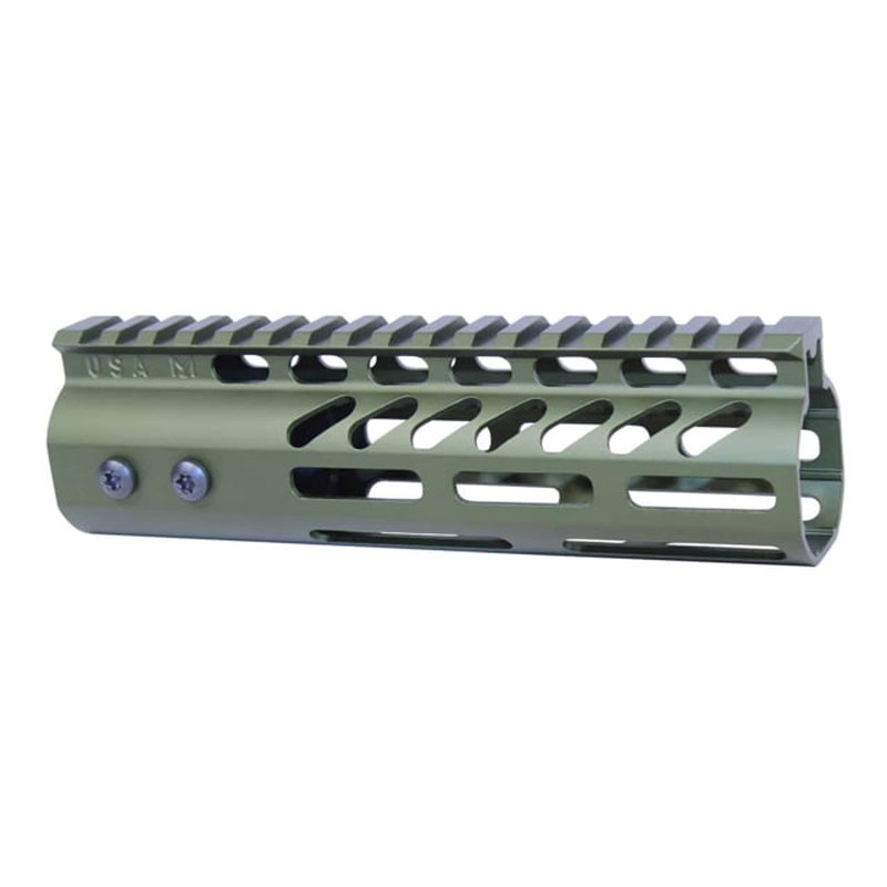 Guntec USA 4in Ultra Lightweight Thin M-LOK System Handguard w/ Monolithic Top Rail
