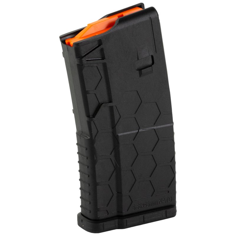 HEXMAG Shorty 20-Round AR-15 Magazine PolyHex2 Black HX20-AR15-BLK