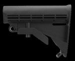 Aim Sports G.I. Style Adjustable AR-15 M4 Stock Body Mil-Spec Tube USASM4STK
