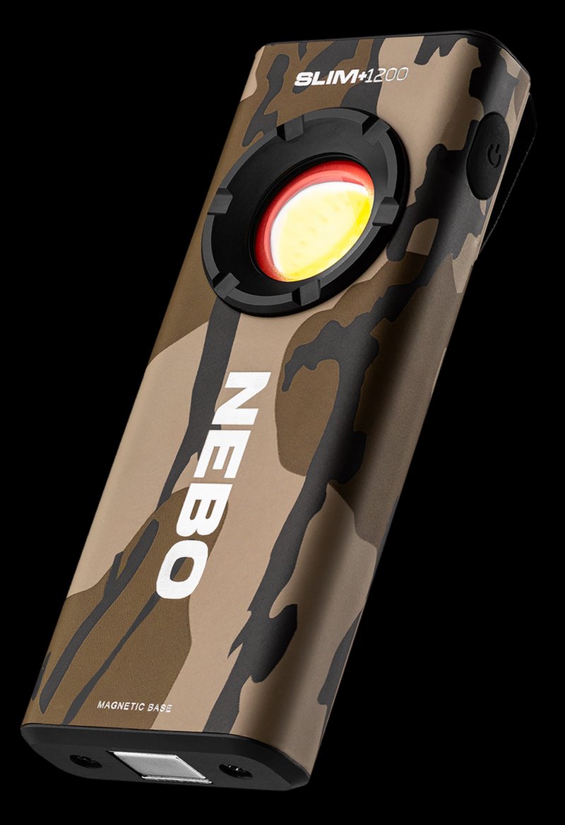 NEBO SLIM+ 1200 Pocket Light Mossy Oak Bottomland USB-C Power Bank