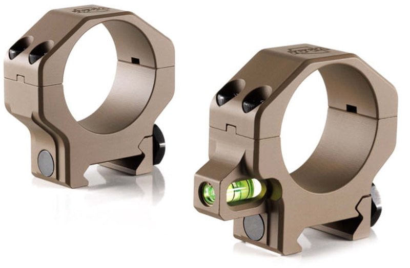 Ruff's Precision Manufacturing 34mm Riflescope Rings w/Co-Linear Bubble Level