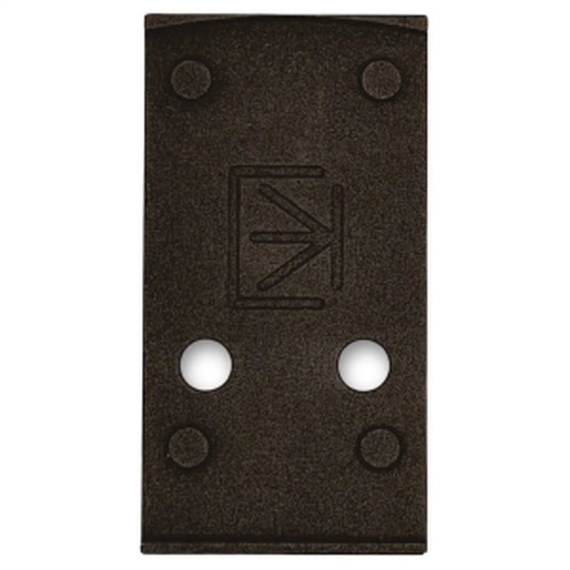 Calculated Kinetics DOGTAG Optic Plate Glock Gen 6 for DeltaPoint Pro Black