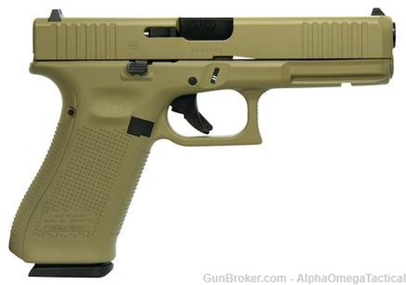 Glock G17 Gen 5 9mm FDE 17-Round Magazine 4.49 in Barrel