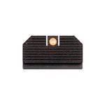Night Fision Optics Ready Stealth Glock 17/19/34 Night Sight Set - Orange Front Blank Rear