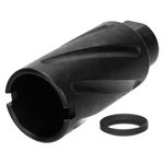 AR-STONER Spiral Fluted Muzzle Brake 1/2"-36 Thread AR-15 9mm Nitride