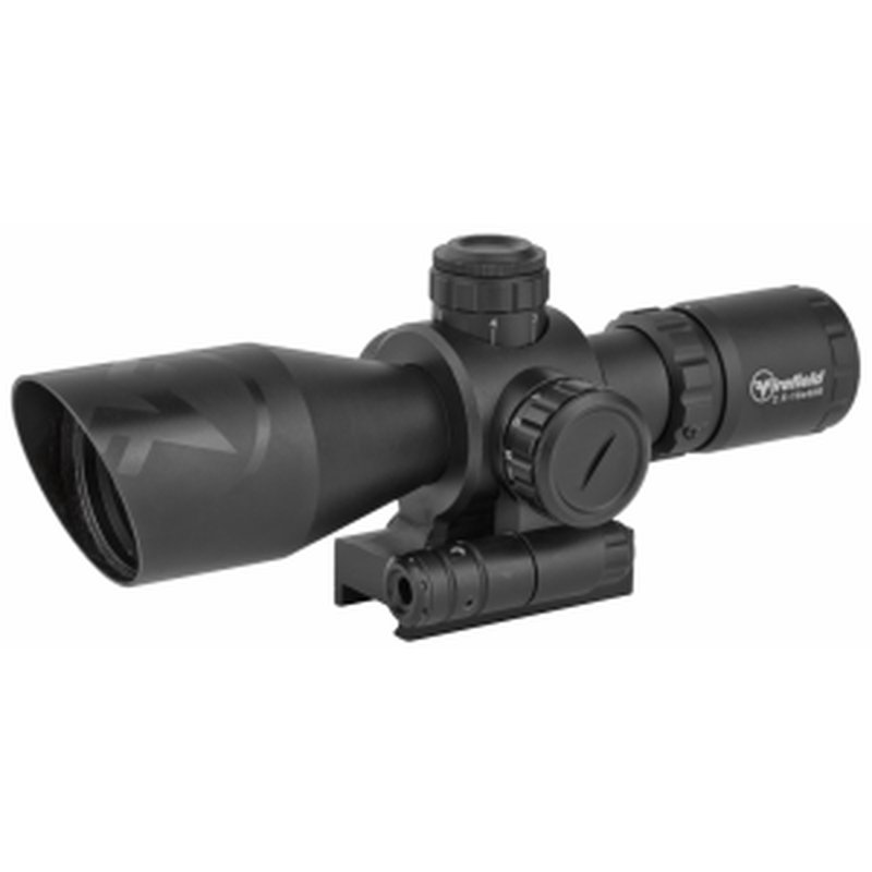 Firefield Barrage 2.5-10x40 Rifle Scope with Red Laser Mil-Dot FF13065