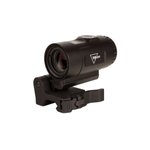 Trijicon 3x Magnifier Adjustable Height with Switch to Side Quick Detachable Mount Matte Black
