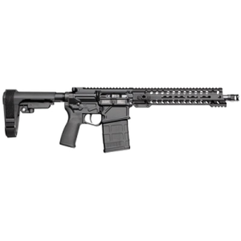 Patriot Ordnance Factory Rogue PSTL 308 Win Pistol AR-10 12.5 Inch 20 Round Black
