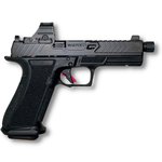 Shadow Systems DR920 War Poet 9mm Pistol with Holosun 507C, 5" Threaded Barrel, Black, 17rd