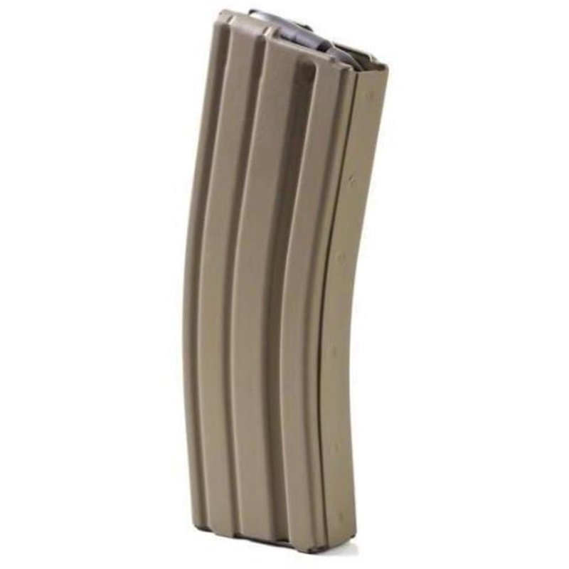Ammunition Storage Components AR-15/M-16 30 Round Rifle Magazine .223 Remington Black Follower Dark Earth Stainless Steel