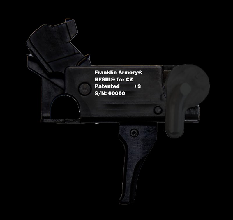 Franklin Armory BFSIII 3-Position Binary Trigger CZ Scorpion Style Black 0650026BLK