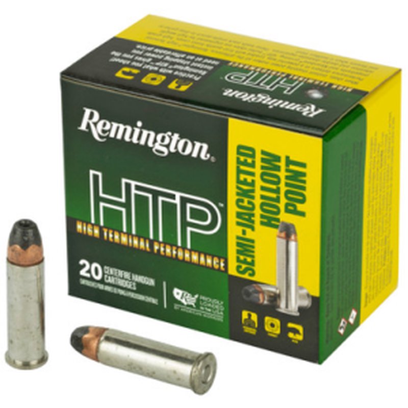 Remington HTP 38 Special 125gr SJHP Handgun Ammo (20 Rounds)