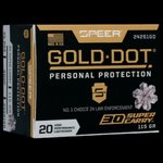 Speer Gold Dot 30 Super Carry 115 gr Hollow Point 20-Round Ammo