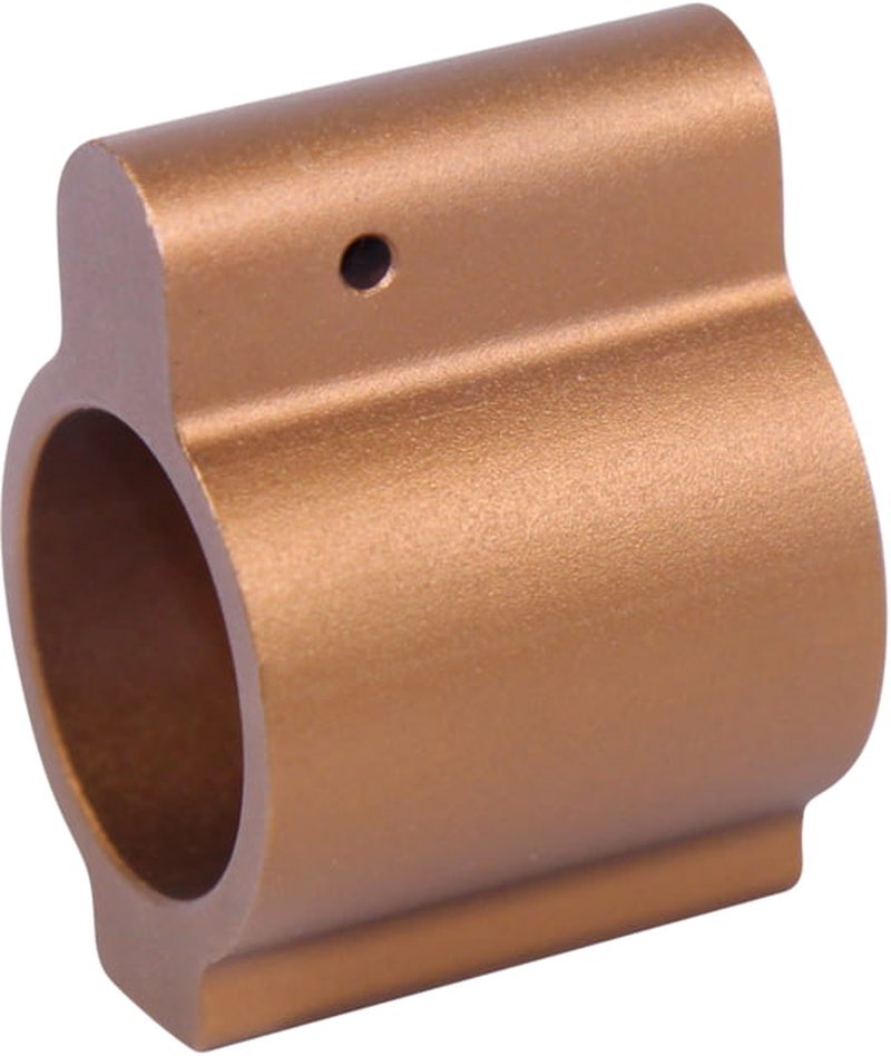 Guntec USA AR-15 Aluminum Low Profile Gas Block .750 in Bronze