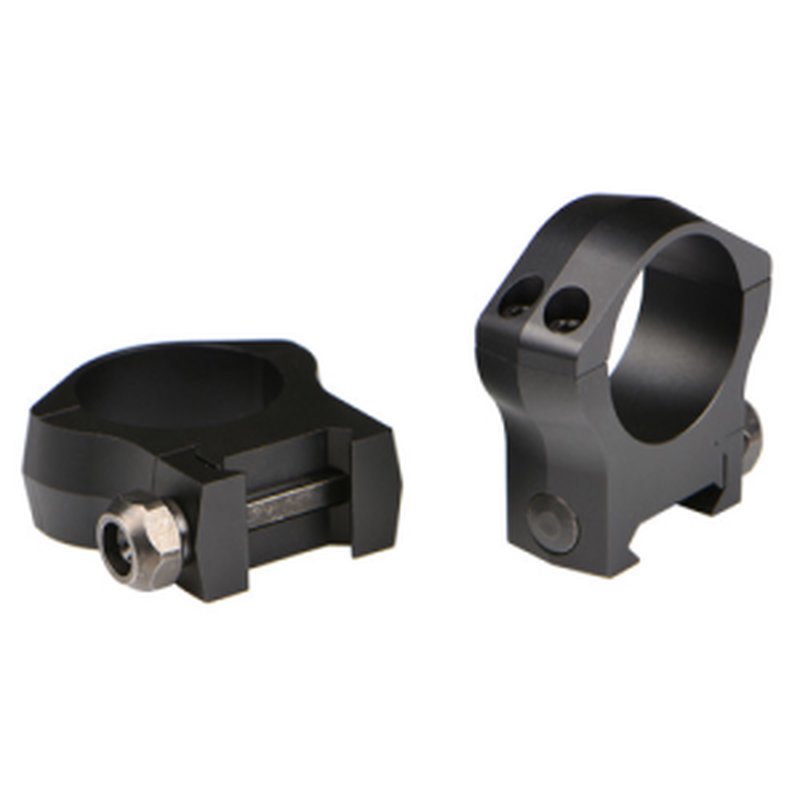 Warne 7240M Mountain Tech Scope Ring Set Fixed For Rifle Picatinny/Weaver Low 35mm Tube Black Anodized Aluminum