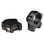 Warne 7240M Mountain Tech Scope Ring Set Fixed For Rifle Picatinny/Weaver Low 35mm Tube Black Anodized Aluminum