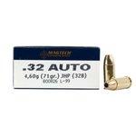 Magtech 32B Range/Training 32 ACP 71 Gr Jacketed Hollow Point JHP Ammo