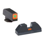Green Outline Orange Square Rear Sight for Glock Gen 1–4