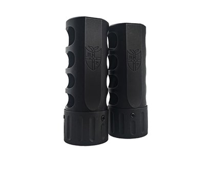 Hawkins Precision Tank ST Self-Timing Muzzle Brake 6.5mm Creedmoor 5/8-24 Black Nitride