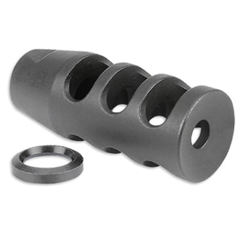 Midwest Industries Muzzle Brake 5.56mm 1/2-28 Thread Steel Black