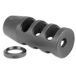 Midwest Industries Muzzle Brake 5.56mm 1/2-28 Thread Steel Black