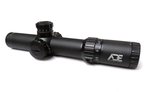 ADE Advanced Optics 1-4x24mm SFP Illuminated Mil Dot Gen 2 Matte Black Riflescope