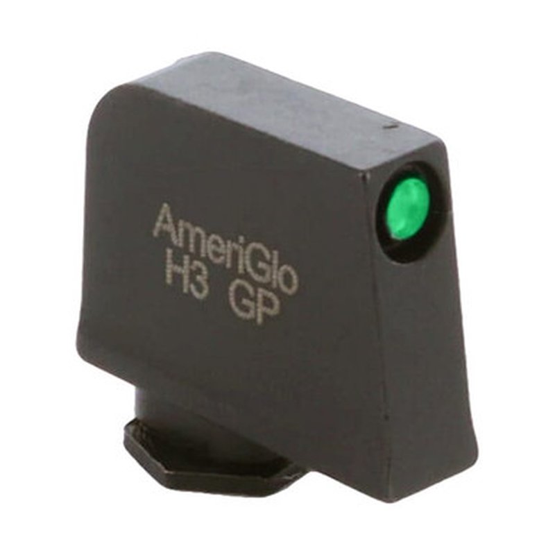 AmeriGlo GL-412-350 Green Tritium Front Sight Black Outline for Glock