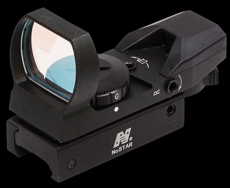 NCStar D4RGB Red/Green Reflex Sight 1x24x34mm 3 MOA Black Anodized