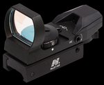 NCStar D4RGB Red/Green Reflex Sight 1x24x34mm 3 MOA Black Anodized