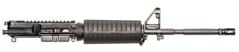 Spikes Tactical .223 Rem/5.56 16" Barrel Complete Upper Assembly, Mil-Spec Phosphate Coated, Black