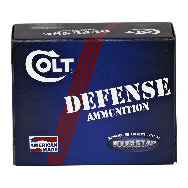 Doubletap Ammunition Colt Defense 10mm 180gr JHP Ammo