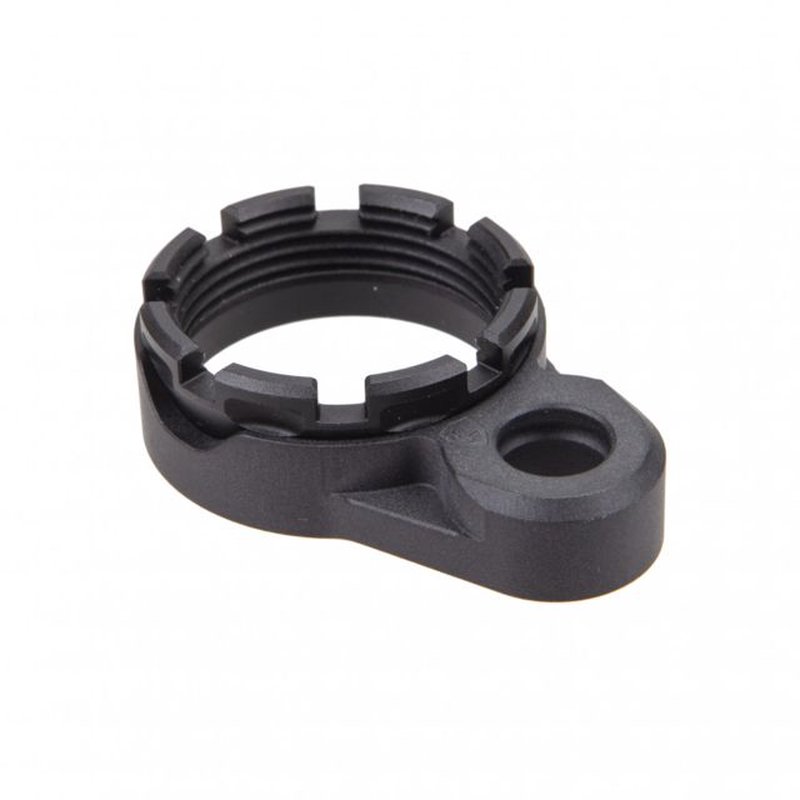 Fortis Manufacturing K1 LE LW Enhanced AR15 End Plate System Castle Nut Tapered Black