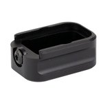 Warne Glock 17/22 Aluminum Magazine Extension Base Pad +3 9mm/+2 .40 Black 3106