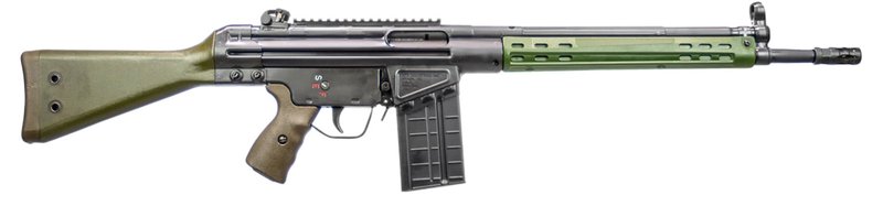 PTR Industries GIRK Semi-Auto Rifle .308 Win 16" Parkerized Green
