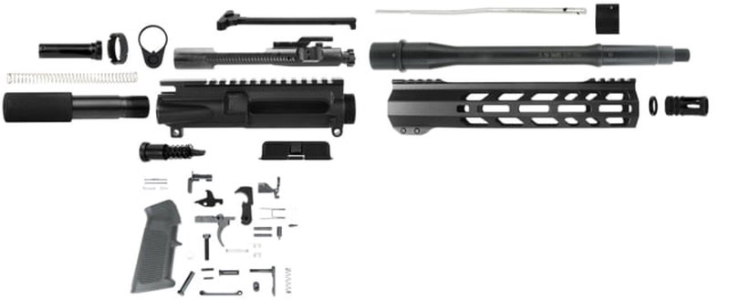 TacFire Pistol Kit 5.56x45mm NATO AR Pistol Platform, Black Steel