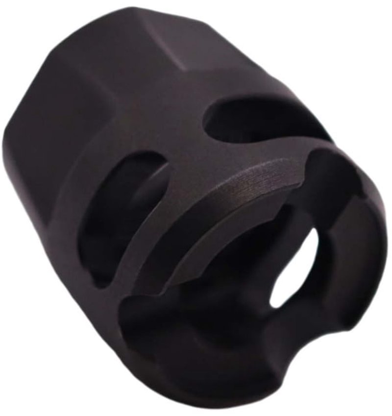True Precision Y-Type Micro Compensator 9mm 1/2x28 Threads Black Nitride