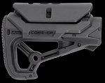 FAB Defense FXGLCORESCP GLCore S AR-15 CQB Optimized Combat Buttstock Black Polymer