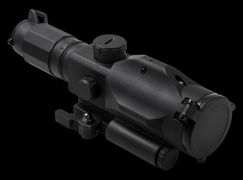 NCStar SRT Gen 3 3-9x40 Rifle Scope with Illuminated P4 Sniper Reticle and Green Laser