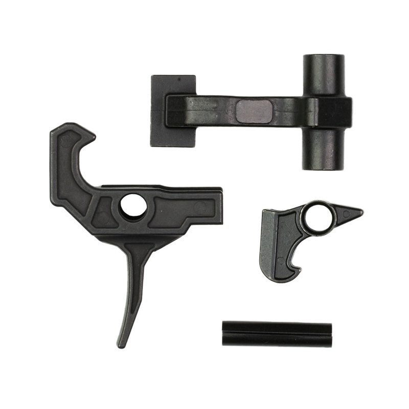LBE Unlimited AK-47/AK-74 G3 Trigger Group Curved 4140 Steel 3–4 lb Pull