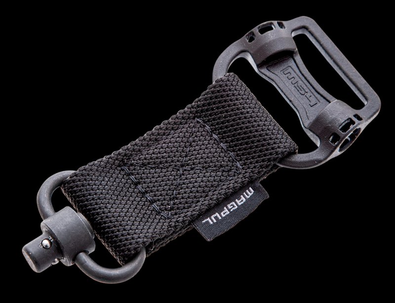 Magpul MS1/MS4 Sling Adapter Two-to-One Point Steel 1.25 In Nylon Webbing Black