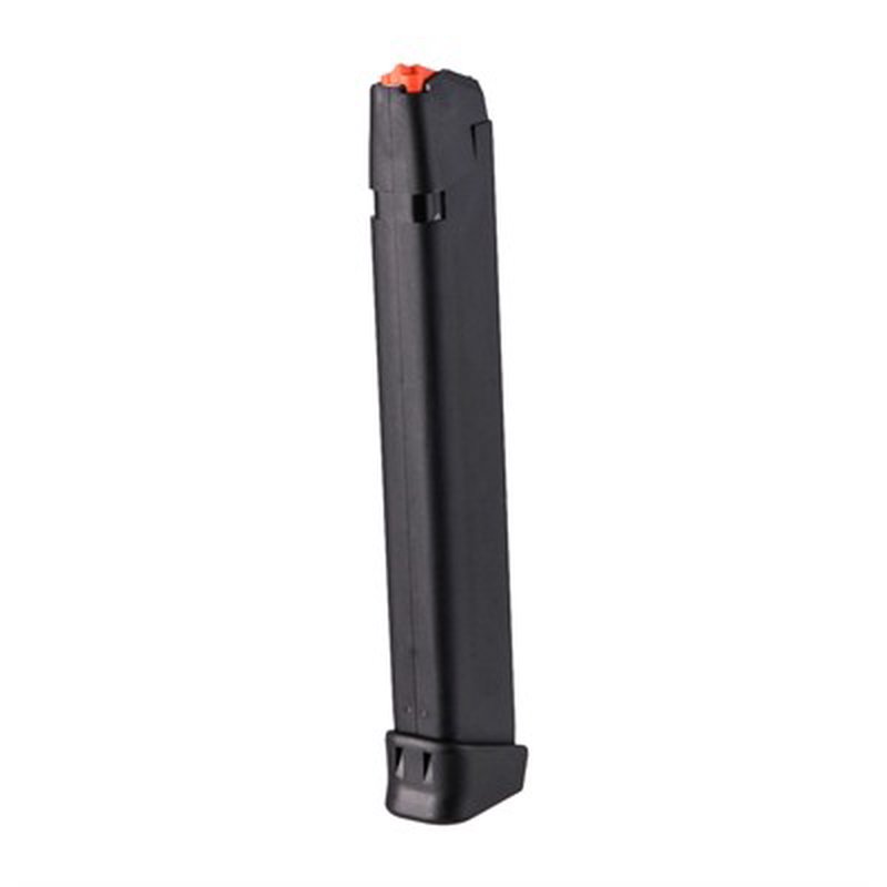 G17/34 Extended 33 Round 9mm Magazine - Black/Orange Follower
