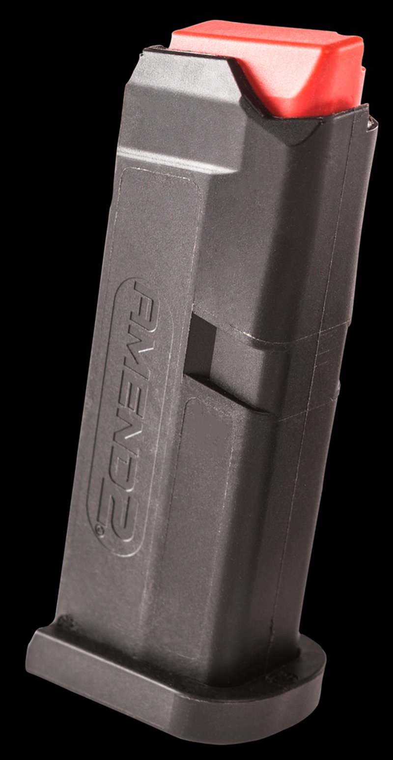 Amend2 A2-42 6-Round .380 ACP Glock 42 Magazine, Black Polymer A2GLOCK42BLK