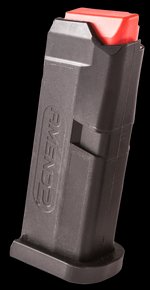 Amend2 A2-42 6-Round .380 ACP Glock 42 Magazine, Black Polymer A2GLOCK42BLK