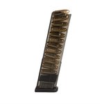 ETS Group Glock 43 9mm 12-Round Extended Magazine Carbon Smoke Polymer