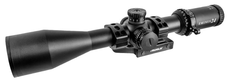 TruGlo Eminus 6-24x50mm Illuminated TacPlex 1-Piece Rifle Scope TG8562TLR