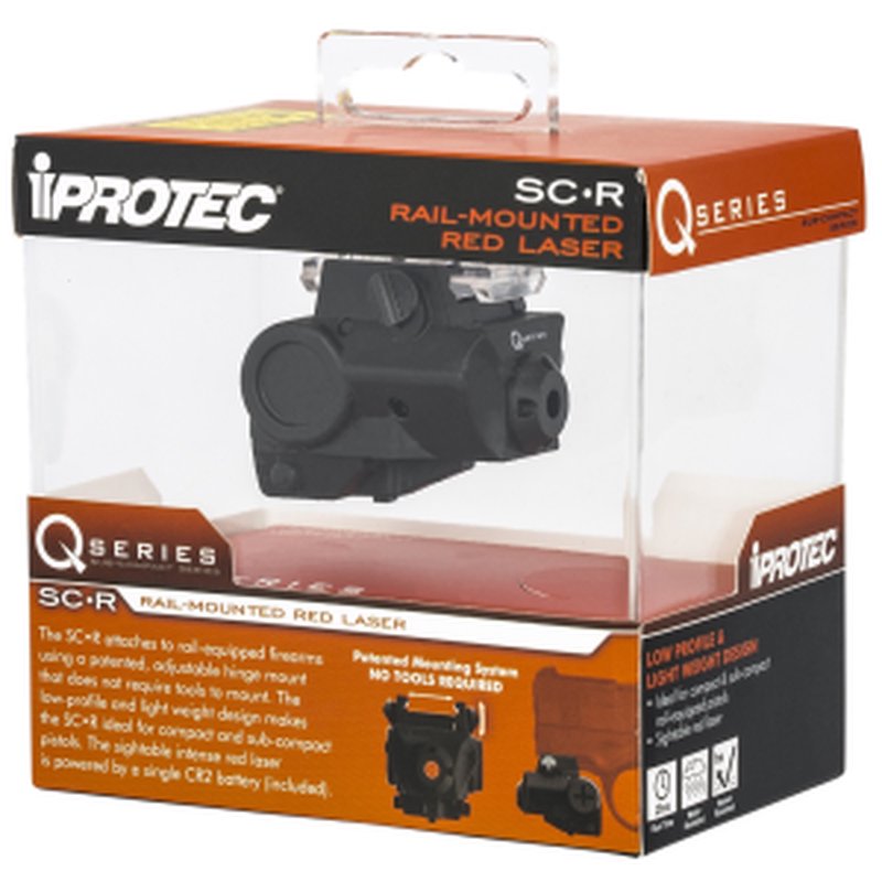 IPROTEC Q-Series Sc-R Rail-Mount Laser Sight 5mW 635nm Red